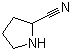 structure of CAS# 5626-49-3, 2-Pyrrolidinecarbonitrile;2-Cyanopyrrolidine; Prolinonitrile