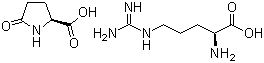 structure of CAS# 56265-06-6, L-Arginine-L-pyroglutamate