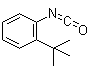 structure of CAS# 56309-60-5, 2-(tert-Butyl)phenyl isocyanate;2-Tert-butylphenyl isocyanate; o-tert-Butylphenyl isocyanate