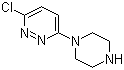 结构式 CAS# 56392-83-7, 1-(6-氯哒嗪-3-基)哌嗪