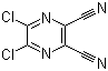 structure of CAS# 56413-95-7, 5,6-Dichloro-2,3-dicyanopyrazine