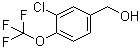 structure of CAS# 56456-48-5, 3-Chloro-4-(trifluoromethoxy)benzyl alcohol