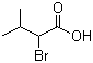 2-Bromo-3-methylbutyric acid molecular structure (CAS 565-74-2)