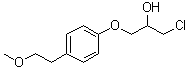 1-Chloro-3-[4-(2-methoxyethyl)phenoxy]-2-propanol molecular structure (CAS 56718-76-4)