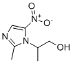 structure of CAS# 56750-04-0, 2-(2-Methyl-5-nitroimidazol-1-yl)propan-1-ol;Secnidazole Impurity B
