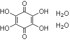 2,3,5,6-四羟基-2,5-环己二烯-1,4-二酮二水合物分子结构 (CAS 5676-48-2)