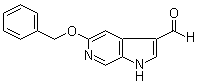 structure of CAS# 56795-92-7, 5-Benzyloxy-1H-pyrrolo[2,3-c]pyridine-3-carboxaldehyde;5-(Phenylmethoxy)-1H-pyrrolo[2,3-c]pyridine-3-carboxaldehyde