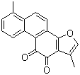 结构式 CAS# 568-73-0, 丹参酮 I; 1,6-二甲基-菲并[1,2-b]呋喃-10,11-二酮