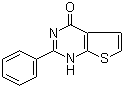 结构式 CAS# 56843-76-6, 2-苯基噻吩并[2,3-d]嘧啶-4(1H)-酮