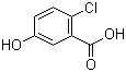 结构式 CAS# 56961-30-9, 2-氯-5-羟基苯甲酸