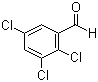 结构式 CAS# 56961-75-2, 2,3,5-三氯苯甲醛