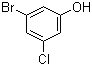 结构式 CAS# 56962-04-0, 3-溴-5-氯苯酚