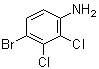 structure of CAS# 56978-48-4, 4-Bromo-2,3-dichlorobenzenamine