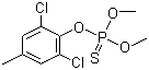 结构式 CAS# 57018-04-9, 甲基立枯磷; O-(2,6-二氯-对-甲苯基)-O,O-二甲基硫代磷酸酯; 邻-2,6-二氯-对甲苯 O,O-二甲基硫代磷酸酯