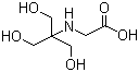 structure of CAS# 5704-04-1, Tricine;N-(2-Hydroxy-1,1-bis(hydroxymethyl)ethyl)glycine; N-[Tris(hydroxymethyl)methyl]glycine