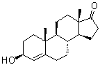 (3beta)-3-Hydroxy-androst-4-en-17-one molecular structure (CAS 571-44-8)