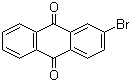 结构式 CAS# 572-83-8, 2-溴蒽醌