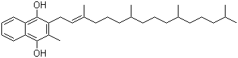 Dihydrovitamin K1 molecular structure (CAS 572-96-3)