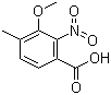 3-Methoxy-4-methyl-2-nitrobenzoic acid molecular structure (CAS 57281-77-3)