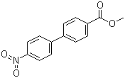 Methyl 4'-nitro[1,1'-biphenyl]-4-carboxylate molecular structure (CAS 5730-75-6)
