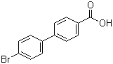 structure of CAS# 5731-11-3, 4'-Bromo[1,1'-biphenyl]-4-carboxylic acid