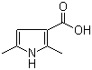 结构式 CAS# 57338-76-8, 2,5-二甲基吡咯-3-羧酸