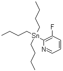 3-Fluoro-2-(tributylstannyl)pyridine molecular structure (CAS 573675-60-2)