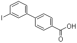 3'-Iodobiphenyl-4-carboxylic acid molecular structure (CAS 5737-84-8)