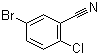 结构式 CAS# 57381-44-9, 5-溴-2-氯苯腈; 2-氯-5-溴苯腈