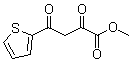 结构式 CAS# 57409-51-5, 4-(2-噻吩基)-2,4-二氧代丁酸甲酯