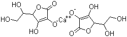 结构式 CAS# 5743-27-1, 抗坏血酸钙