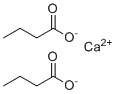 Calcium butyrate molecular structure (CAS 5743-36-2)