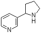 structure of CAS# 5746-86-1, 3-(2-Pyrrolidinyl)pyridine;3-Pyrrolidin-2-ylpyridine