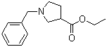 1-苄基吡咯烷-3-羧酸乙酯分子结构 (CAS 5747-92-2)