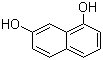 structure of CAS# 575-38-2, 1,7-Dihydroxynaphthalene;1,7-Naphthalenediol; Naphthalene-1,7-diol