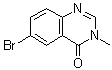 6-Bromo-3-methylquinazolin-4(3H)-one molecular structure (CAS 57573-59-8)