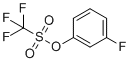 structure of CAS# 57606-65-2, m-Fluorophenyl trifluoromethanesulfonate