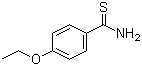 结构式 CAS# 57774-79-5, 4-乙氧基硫代苯甲酰胺; 对乙氧基硫代苯甲酰胺