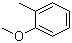 structure of CAS# 578-58-5, 2-Methylanisole;1-Methoxy-2-methylbenzene