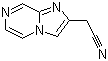 Imidazo[1,2-a]pyrazine-2-acetonitrile molecular structure (CAS 57892-74-7)