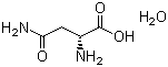 structure of CAS# 5794-24-1, D(-)-Asparagine monohydrate;D-2-Aminosuccinamic acid hydrate