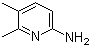 structure of CAS# 57963-08-3, 2-Amino-5,6-dimethylpyridine;5,6-Dimethyl-2-aminopyridine; 5,6-Dimethylpyridin-2-amine; NSC 95996