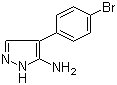 structure of CAS# 57999-08-3, 5-Amino-4-(4-bromophenyl)pyrazole