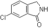 structure of CAS# 58083-59-3, 6-Chloro-1-isoindolinone;6-Chloro-2,3-dihydroisoindol-1-one