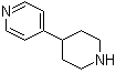 structure of CAS# 581-45-3, 4-(4-Pyridyl)piperidine;1,2,3,4,5,6-Hexahydro-[4,4']bipyridinyl; 4-(4-Piperidinyl)pyridine; 4-(4-Pyridinyl)piperidine