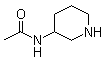 结构式 CAS# 5810-55-9, 3-(N-乙酰氨基)哌啶