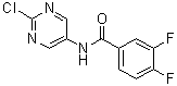 结构式 CAS# 582323-16-8, N-(2-氯-5-嘧啶基)-3,4-二氟苯甲酰胺