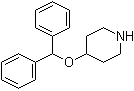 structure of CAS# 58258-01-8, 4-(Benzhydryloxy)piperidine;4-(Diphenylmethoxy)piperidine