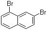 structure of CAS# 58258-65-4, 1,7-Dibromonaphthalene