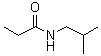 N-异丁基丙酰胺分子结构 (CAS 5827-75-8)